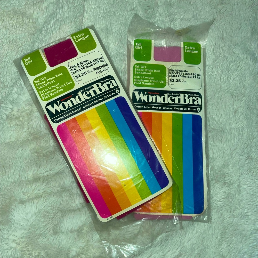 Vintage Deadstock Coloured Nylons